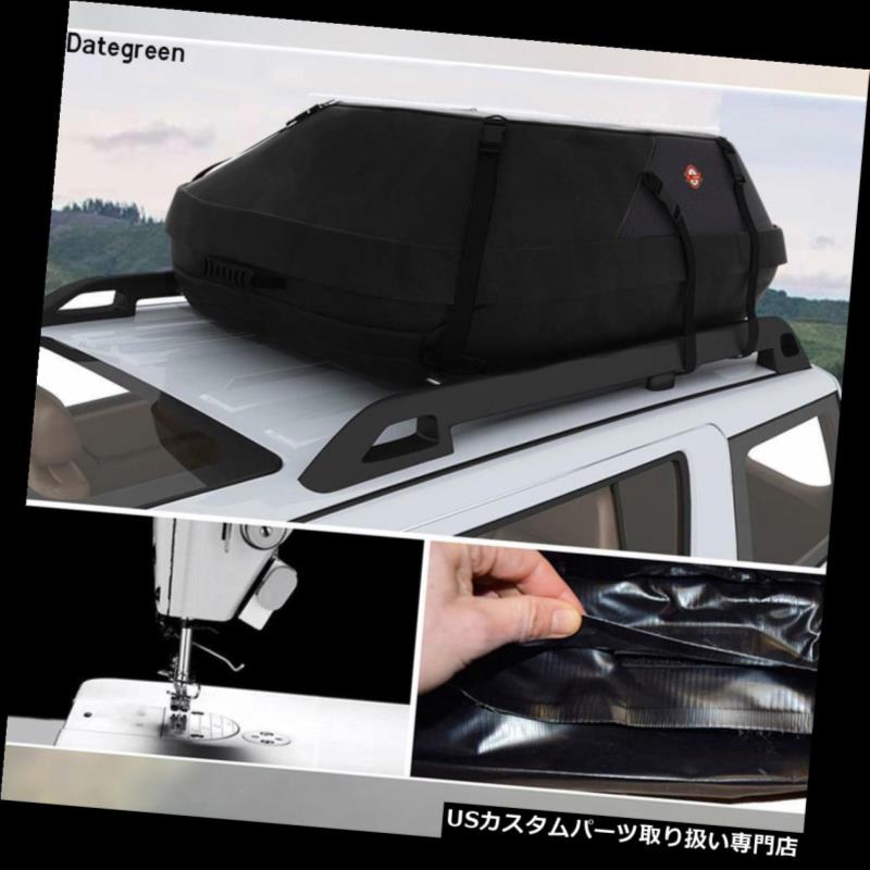カーゴ ルーフ キャリア ユニバーサルカーSUVルーフトップキャリアバッグラック荷物貨物ラック旅行防水 Universal Car SUV Roof Top Carrier Bag Rack Luggage Cargo Rack Travel Waterproof 【並行輸入品】