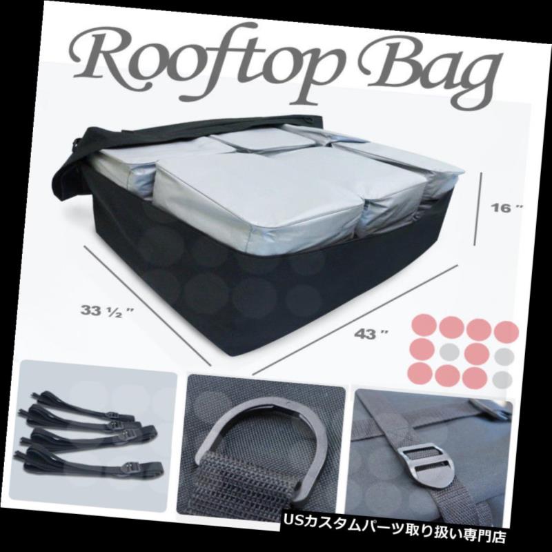 カーゴ ルーフ キャリア トヨタの頑丈な貨物袋の荷物のキャリア車の屋根の上の台紙ラック収納 Fit Toyota Heavy-Duty Cargo Bag Luggage Carrier Car Roof Top Mount Rack Storage 【並行輸入品】