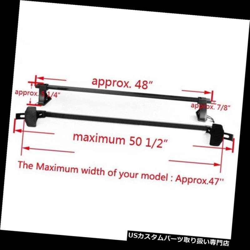 カーゴ ルーフ キャリア 車のルーフラック耐性クランプクロスバー荷物キャリアクロスバーユニバーサルフィット Car Roof Rack Resistant Clamp Cross Bars Luggage Carrier Crossbars Universal Fit 【並行輸入品】
