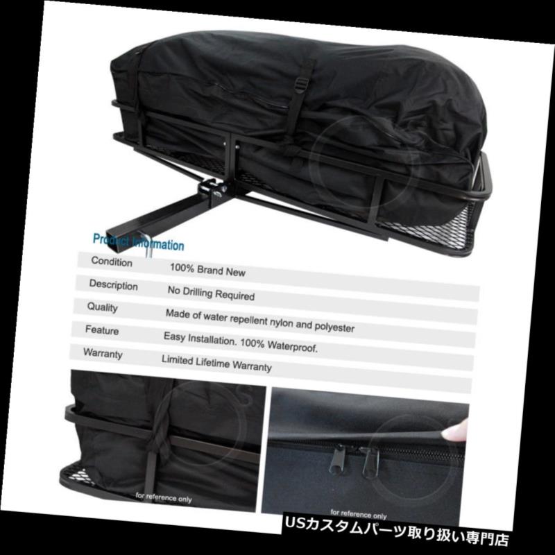 カーゴ ルーフ キャリア テールヒッチマウントラック荷物フォールドバスケットカーゴキャリアストレージ& A BMW用バッグ Tail Hitch Mount Rack Luggage Fold Basket Cargo Carrier Storage & Bag For BMW 【並行輸入品】|カスタムパーツ WORLD倉庫