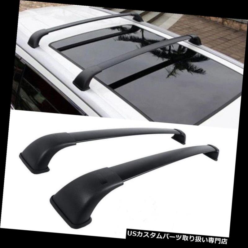 カーゴ ルーフ キャリア 14-18トヨタハイランダーLE 4DRアルミルーフラッククロスバーカーゴキャリア用 For 14-18 Toyota Highlander LE 4DR Aluminum Roof Rack Cross Bars Cargo Carrier 【並行輸入品】