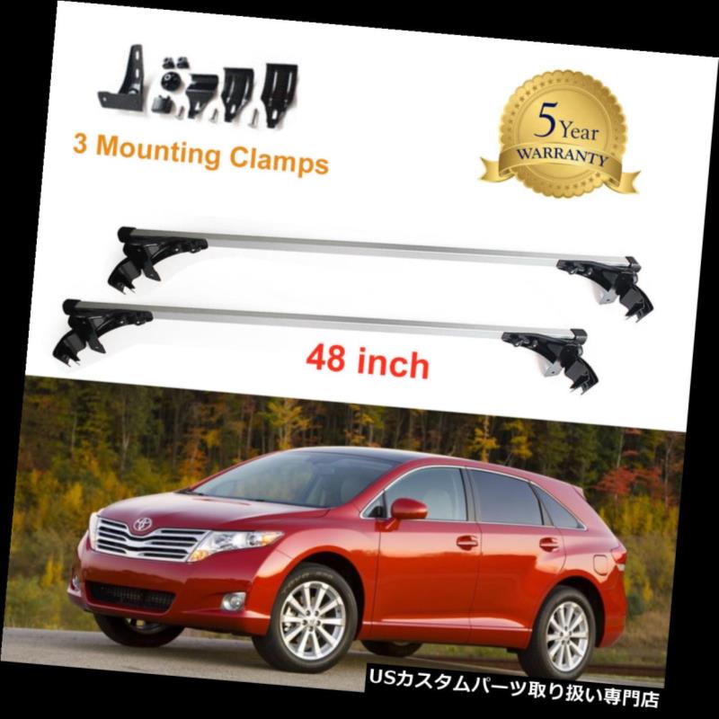 カーゴ ルーフ キャリア Toyota Venza 2009 2010 2011カールーフクロスバーカーゴ荷物キャリアラック For Toyota Venza 2009 2010 2011 Car Roof Cross Bar Cargo Luggage Carrier Rack US 【並行輸入品】｜カスタムパーツ WORLD倉庫
