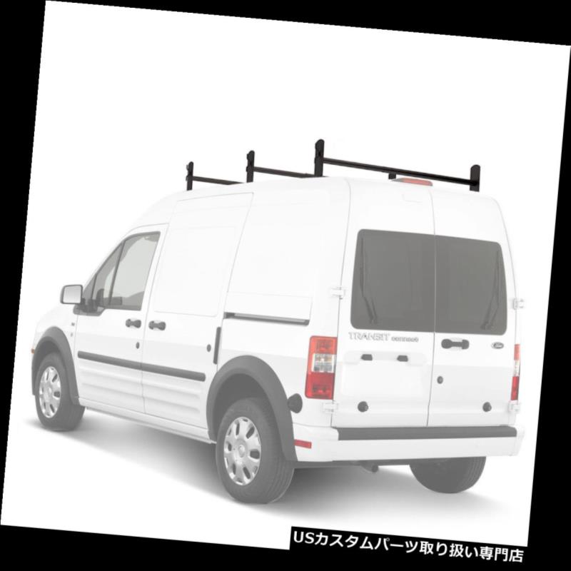 カーゴ ルーフ キャリア フォードトランジットコネクト2008-13ヴァンルーフラダーラック3クロスバーカーゴキャリア Ford Transit Connect 2008-13 Van Roof Ladder Racks 3 Cross Bar Cargo Carrier 【並行輸入品】|カスタムパーツ WORLD倉庫