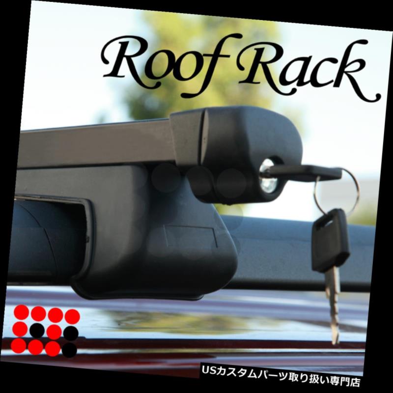 カーゴ ルーフ キャリア ユーティリティルーフトップルーフラックトップクロスバーラゲッジキャリアセット+キーロック Utility Rooftop Roof Rack Top Cross Bars Luggage Carrier Set + Key Lock 【並行輸入品】|カスタムパーツ WORLD倉庫