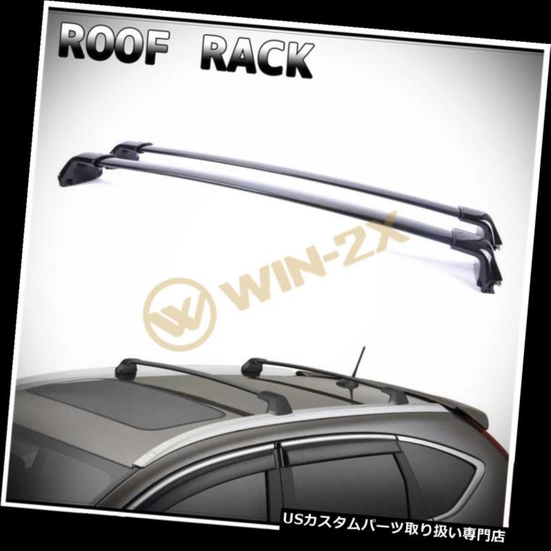 カーゴ ルーフ キャリア 2ピースブラックアルミOEスタイルクロスバールーフラックカーゴキャリアフィット12-16 CRV 2pcs Black Aluminum OE Style Cross Bars Roof Rack Cargo Carrier Fit 12-16 CRV 【並行輸入品】