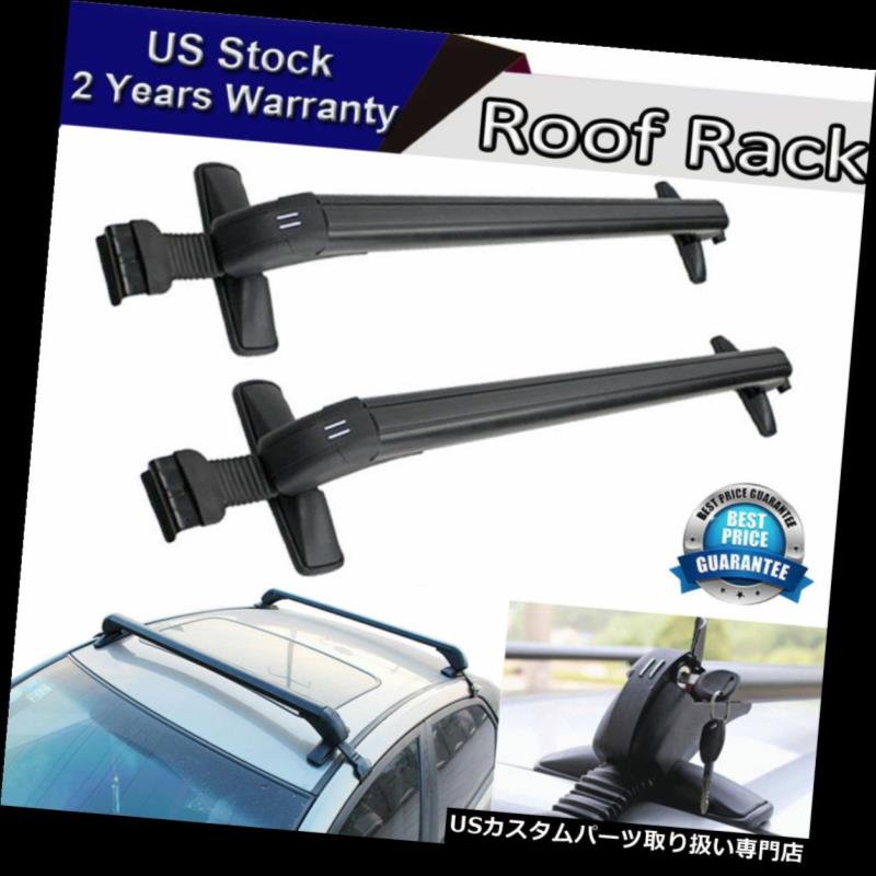 カーゴ ルーフ キャリア 車のルーフラッククロスバー荷物貨物キャリアラック窓枠w /盗難防止ロック Car Roofrack Cross Bar Luggage Cargo Carrier Rack Window Frame w/Anti-theft Lock 【並行輸入品】