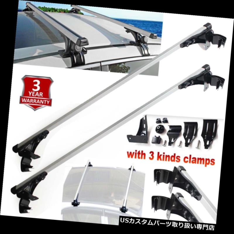 カーゴ ルーフ キャリア UNIVERSAL 47 "アルミ貨物荷物トップルーフラックブラッククロスバーカーキャリア UNIVERSAL 47" ALUMINUM CARGO LUGGAGE TOP ROOF RACK BLACK CROSS BAR CAR CARRIER 【並行輸入品】|カスタムパーツ WORLD倉庫