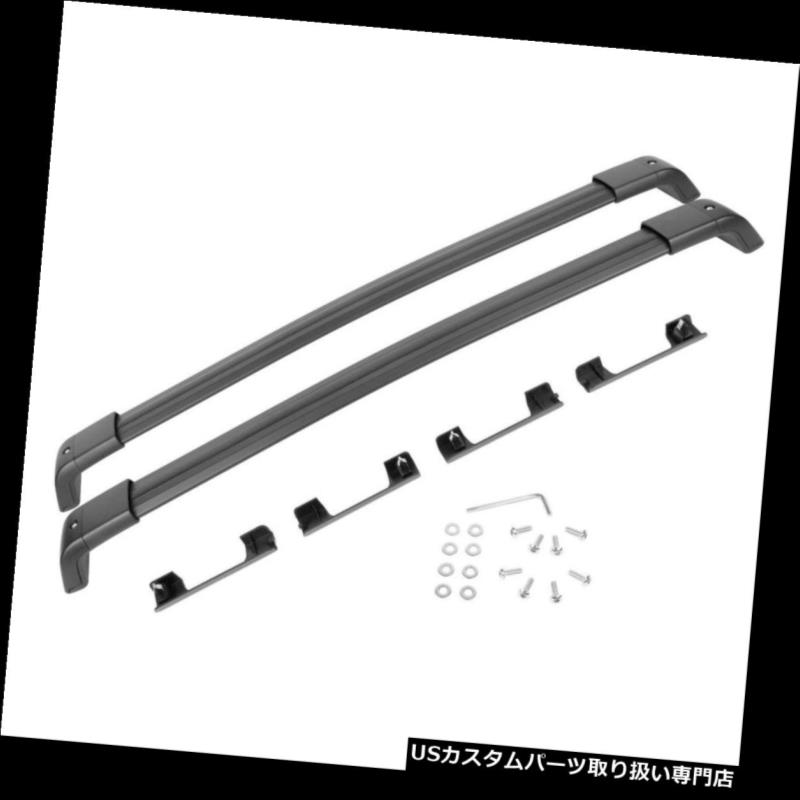 カーゴ ルーフ キャリア 2008-2016日産エクストレイル1ペアブラックアルミトップルーフラッククロスバー用 For 2008-2016 Nissan X-Trail 1 Pair Black Aluminum Top Roof Rack Cross Bar 【並行輸入品】｜カスタムパーツ WORLD倉庫