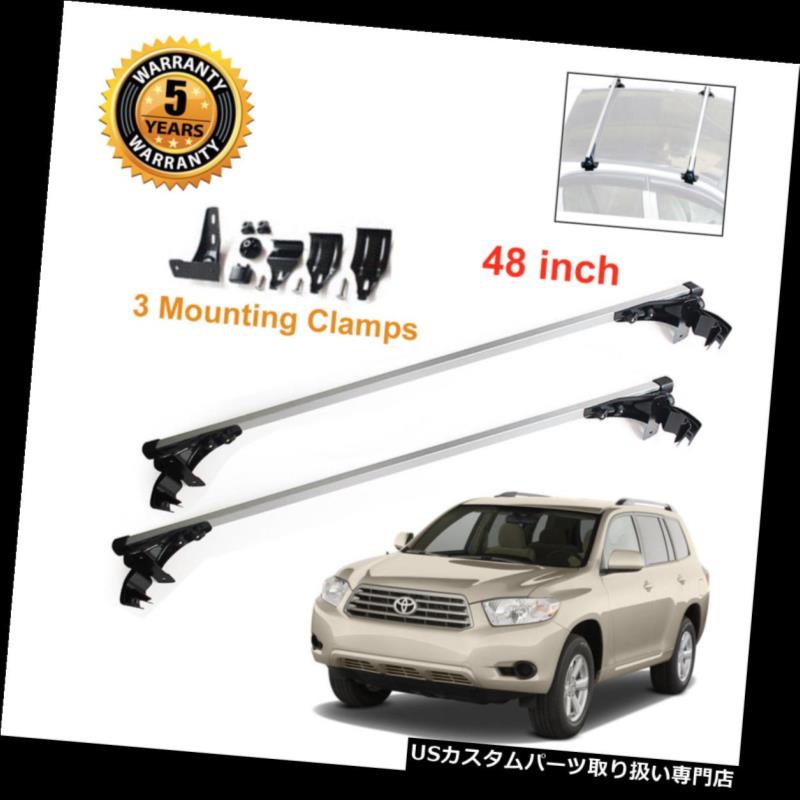 カーゴ ルーフ キャリア トヨタハイランダー2008-2011年のための新しい車の屋根の十字バーの貨物荷物のキャリアの棚 New Car Roof Cross Bar Cargo Luggag Carrier Rack For Toyota Highlander 2008-2011 【並行輸入品】