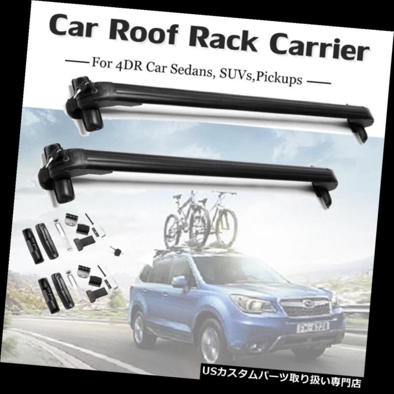 カーゴ ルーフ キャリア 車の屋根荷物自転車ラックユニバーサル貨物カヤックキャリアブラケットトップクロスバー Car Roof Luggage Bike Rack Universal Cargo Kayak Carrier Bracket Top Cross Bars 【並行輸入品】