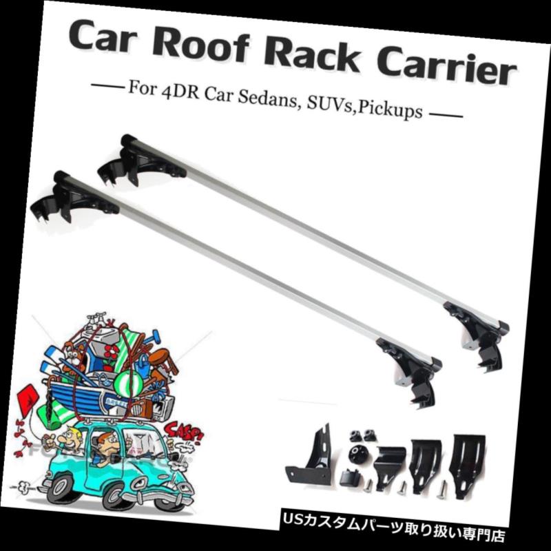 カーゴ ルーフ キャリア UNIVERSAL 47 "貨物荷物トップルーフラックブラッククロスバーカーキャリア UNIVERSAL 47" CARGO LUGGAGE TOP ROOF RACK BLACK CROSS BAR CAR CARRIER 【並行輸入品】|カスタムパーツ WORLD倉庫