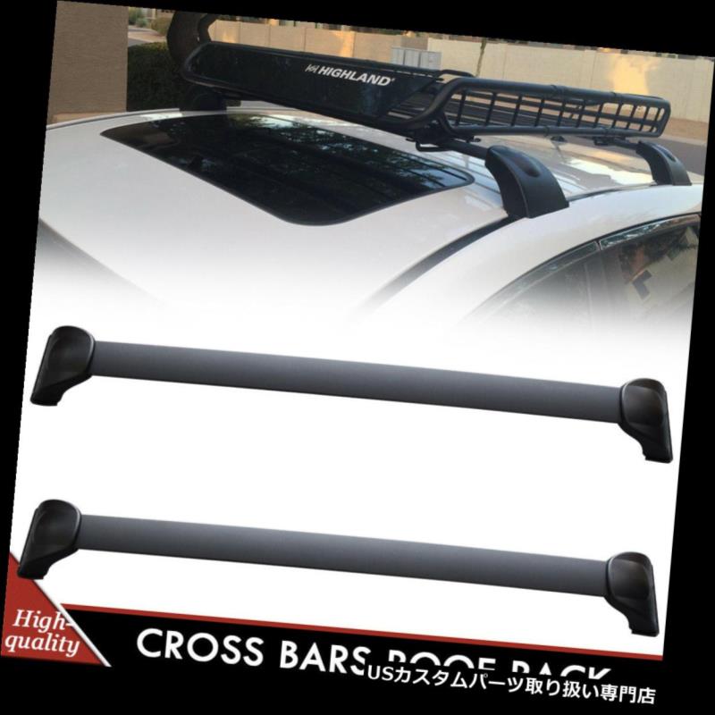 カーゴ ルーフ キャリア 07-10マツダCX-7アルミルーフラッククロスバー荷物貨物キャリア用2パック 2Pack For 07-10 Mazda CX-7 Aluminum Roof Rack Cross Bar Luggage Cargo Carrier 【並行輸入品】