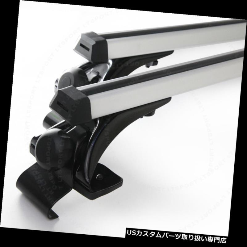 カーゴ ルーフ キャリア 複数の車両用アルミニウムルーフラックセダンクーペトップアジャスタブルクロスバー Fit Multiple Vehicle Aluminum Roof Rack Sedan Coupe Top Adjustable Cross Bars 【並行輸入品】