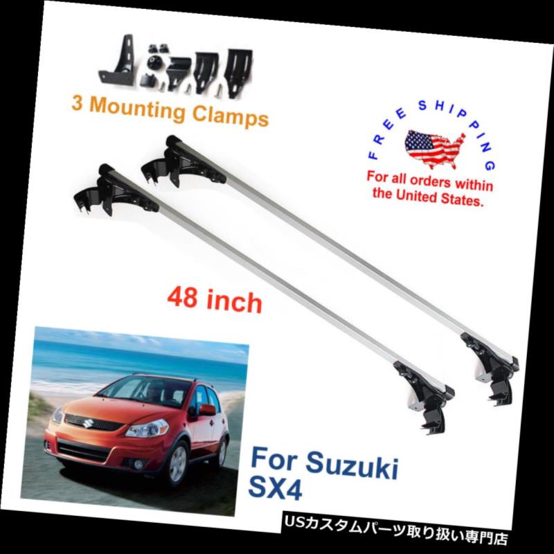 カーゴ ルーフ キャリア スズキSX4 2007-2011のアップグレード車の屋根の上の貨物荷物キャリアクロスバー米国 Upgrade For Suzuki SX4 2007-2011 Car Roof Top Cargo Luggage Carrier Cross Bar US 【並行輸入品】｜カスタムパーツ WORLD倉庫