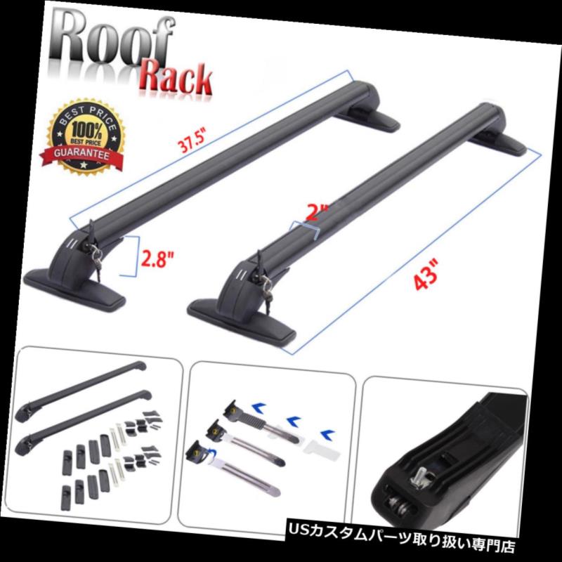 カーゴ ルーフ キャリア 普遍的なアルミニウム車SUVのルーフラックのクロスバーの貨物荷物のキャリア104cm-108cm Universal Aluminum Car SUV Roof Rack Cross Bar Cargo Luggage Carrier 104cm-108cm 【並行輸入品】｜カスタムパーツ WORLD倉庫