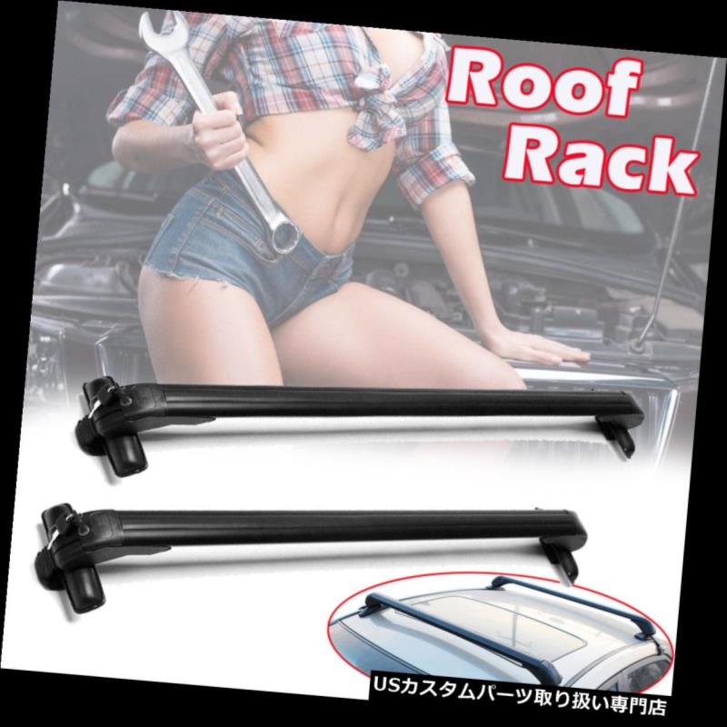 カーゴ ルーフ キャリア ユニバーサルトップルーフラッククロスバー荷物貨物キャリアアルミW /ロック43インチ Universal Top Roof Rack Cross Bar Luggage Cargo Carrier Aluminum W/Lock 43" inch 【並行輸入品】｜カスタムパーツ WORLD倉庫