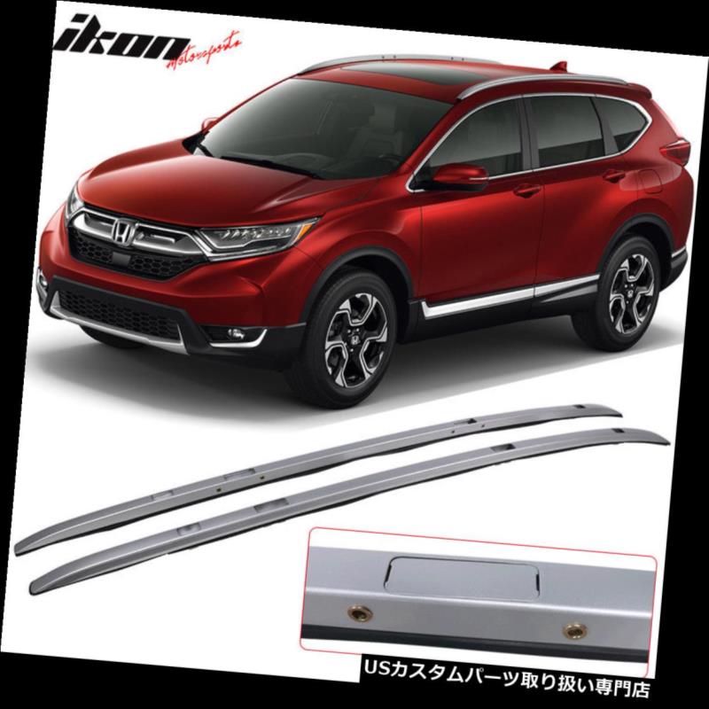 カーゴ ルーフ キャリア 17-18ホンダCRV OEファクトリースタイルルーフラッククロスバーアルミシルバーにフィット Fits 17-18 Honda CRV OE Factory Style Roof Rack Cross Bar Aluminum Silver 【並行輸入品】