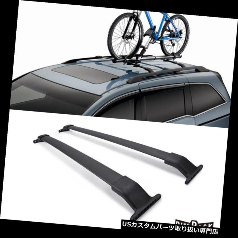 カーゴ ルーフ キャリア 11-15オデッセイブラックアルミルーフラッククロスバー荷物カーゴキャリアレール用 For 11-15 Odyssey Blk Aluminum Roof Rack Cross Bars Luggage Cargo Carrier Rails 【並行輸入品】