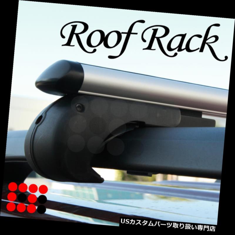 カーゴ ルーフ キャリア リンカーンユーティリティアルミルーフラッククロスバー荷物キャリアセット+キーロック Lincoln Utility Aluminum Roof Rack Cross Bars Luggage Carrier Set + Key Lock 【並行輸入品】