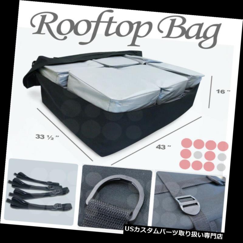 カーゴ ルーフ キャリア ヒュンダイヘビーデューティ貨物バッグ荷物キャリア車の屋根トップマウントラック収納 Fit Hyundai Heavy-Duty Cargo Bag Luggage Carrier Car Roof Top Mount Rack Storage 【並行輸入品】