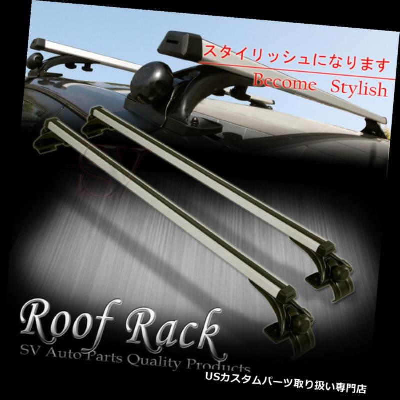 カーゴ ルーフ キャリア 日産トヨタVWルーフラッククロスバー裸トップマウントアルミ貨物運搬船用 For Nissan Toyota VW Roof Rack Cross Bar Naked Top Mount Aluminum Cargo Carrier 【並行輸入品】
