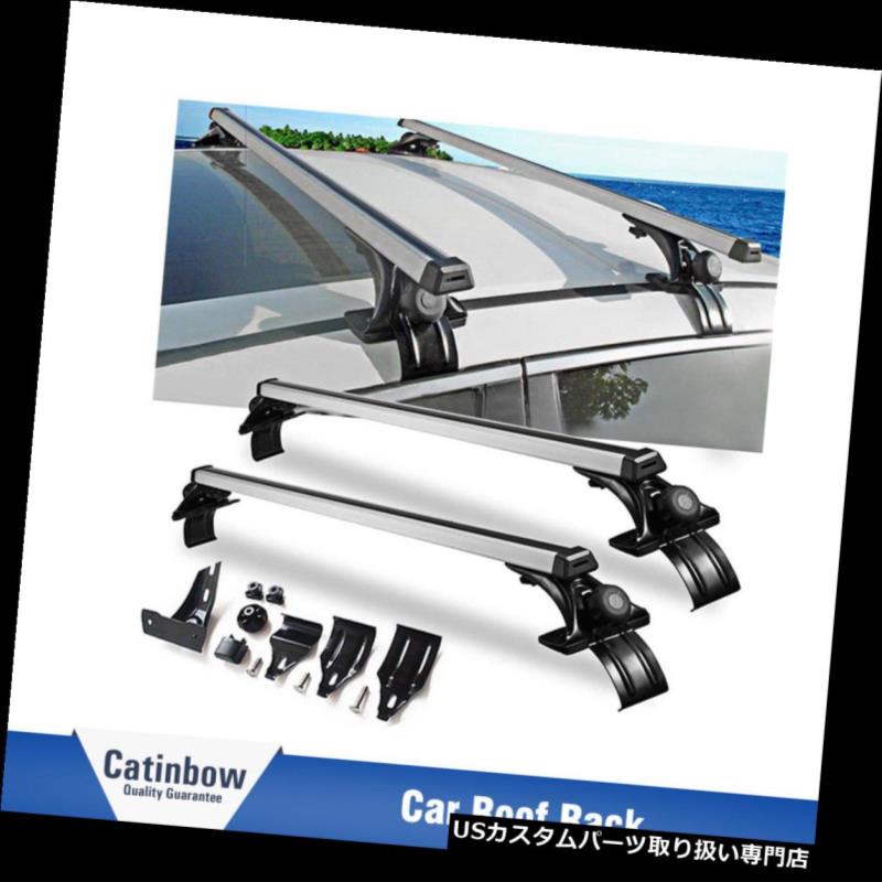 カーゴ ルーフ キャリア 48 'トップルーフクロスバー荷物カーゴキャリアラックアジャスタブルカーユニバーサルUS# 48'' Top Roof Cross Bar Luggage Cargo Carrier Rack Adjustable Car Universal US# 【並行輸入品】|カスタムパーツ WORLD倉庫