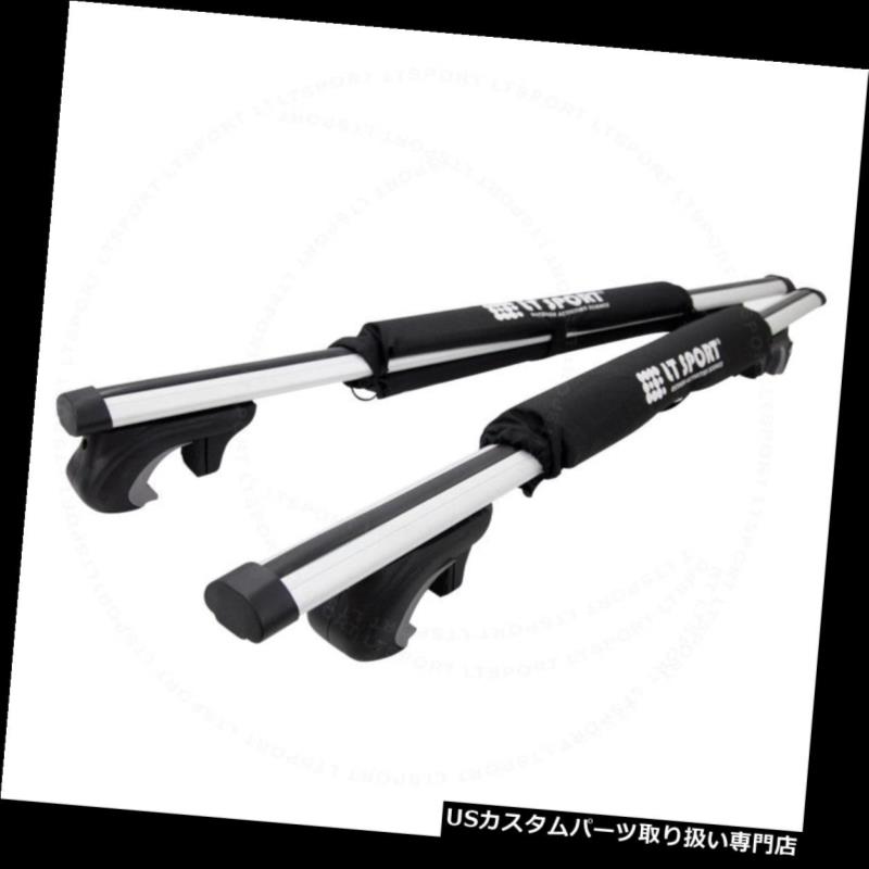 カーゴ ルーフ キャリア PONTIAC MONTANA / VIBEアルミルーフラック用48インチトップクロスバーキャリア+パッド Fit PONTIAC MONTANA/VIBE Aluminum Roof Rack 48" Top Cross Bars Carrier + Pad 【並行輸入品】｜カスタムパーツ WORLD倉庫