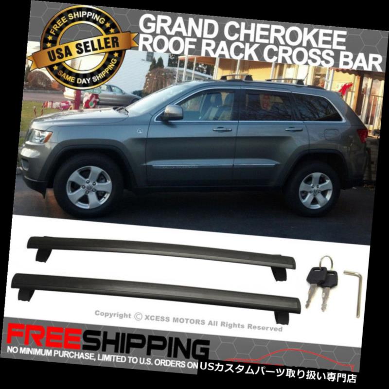 カーゴ ルーフ キャリア 11-18用グランドチェロキールーフラッククロスバー荷物OEスタイルブラックキーロック For 11-18 Grand Cherokee Roof Rack Cross Bar Luggage OE Style Black Key Lock 【並行輸入品】|カスタムパーツ WORLD倉庫