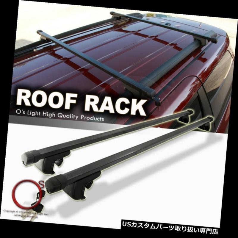 カーゴ ルーフ キャリア マツダCX9 07-12ブラッククロスバーセットルーフラックトップカーゴクロスバー54インチ/ 137cm Mazda CX9 07-12 Black Crossbar Set Roof Rack Top Cargo Cross Bars 54" Inch/137cm 【並行輸入品】｜カスタムパーツ WORLD倉庫