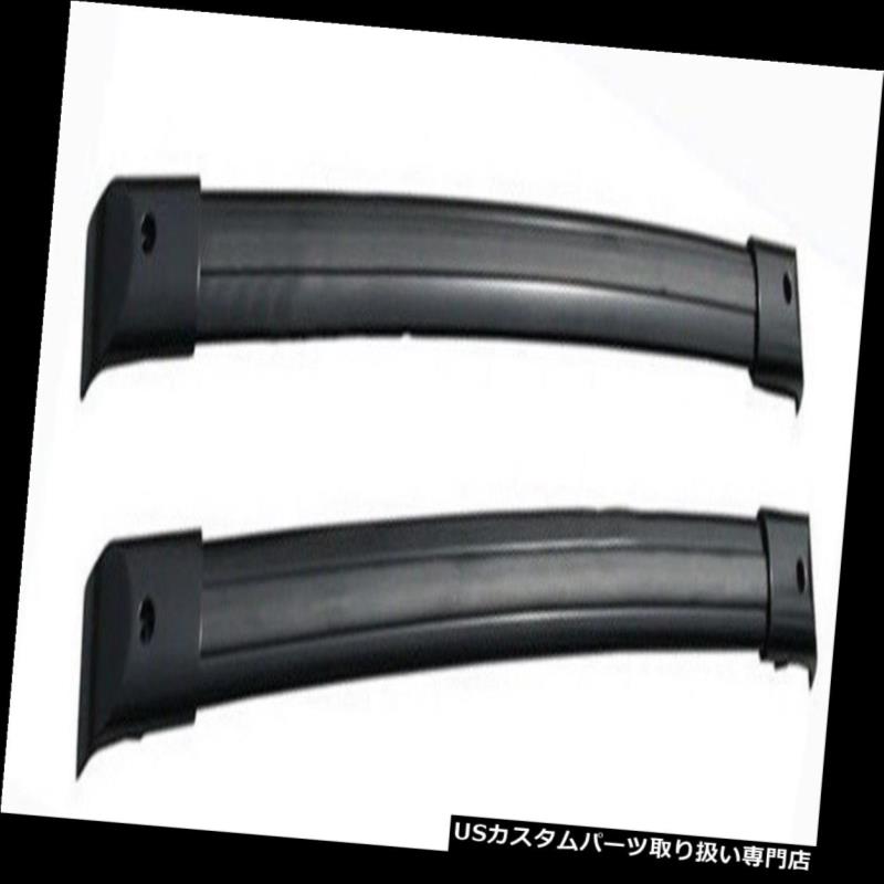 カーゴ ルーフ キャリア 03-08ホンダパイロットルーフラック荷物キャリア用ブラッククロスバーのペアセット Pair Set of Black Cross Bars For 03-08 Honda Pilot Roof Rack Luggage Carrier 【並行輸入品】