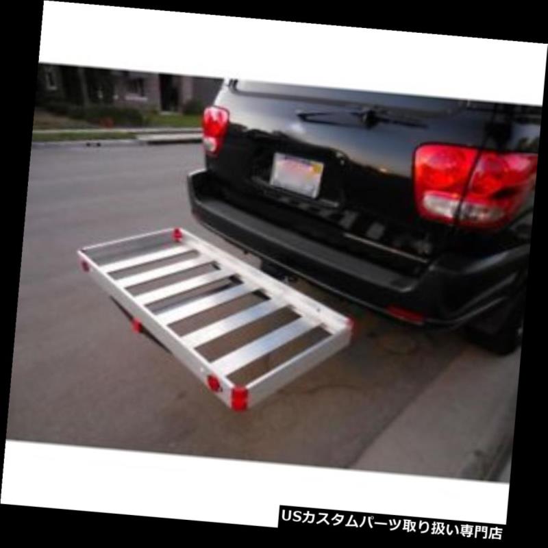 カーゴ ルーフ キャリア アルミニウムヒッチの受信機によって取付けられる貨物運搬船のトレーラーSUV車の背部自動車 Aluminum Hitch Receiver Mounted Cargo Carrier Trailer SUV Car Back Automotive 【並行輸入品】|カスタムパーツ WORLD倉庫