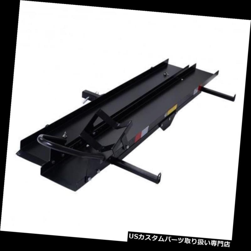 カーゴ ルーフ キャリア ヒッチマウントのオートバイの運送業者のバイクのキャリアのトラックは棚のトレーラーの貨物ランプを拾います Hitch Mount Motorcycle Hauler Bike Carrier Truck Pick Up Rack Trailer Cargo Ramp 【並行輸入品】｜カスタムパーツ WORLD倉庫