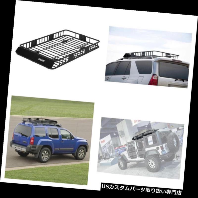 カーゴ ルーフ キャリア ユニバーサル貨物キャリアラック拡張SUVルーフトップバスケットラゲッジホルダー Universal Cargo Carrier Rack EXTENSION SUV Roof Top Basket Luggage Holder 【並行輸入品】|カスタムパーツ WORLD倉庫