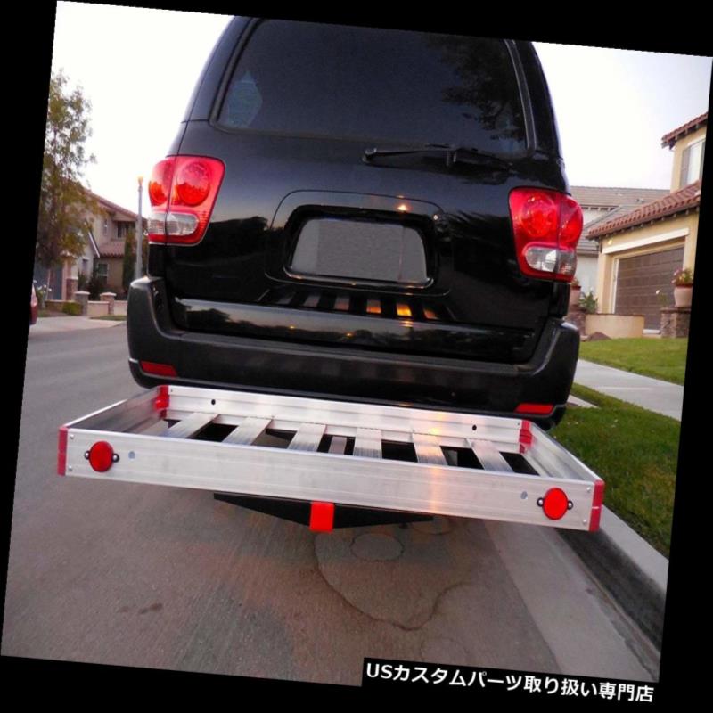 カーゴ ルーフ キャリア 牽引ヒッチ貨物運送業者のトレーラーSUV車の背部自動車アルミニウム受信機最もよい Tow Hitch Cargo Carrier Trailer SUV Car Back Automotive Aluminum Receiver Best 【並行輸入品】