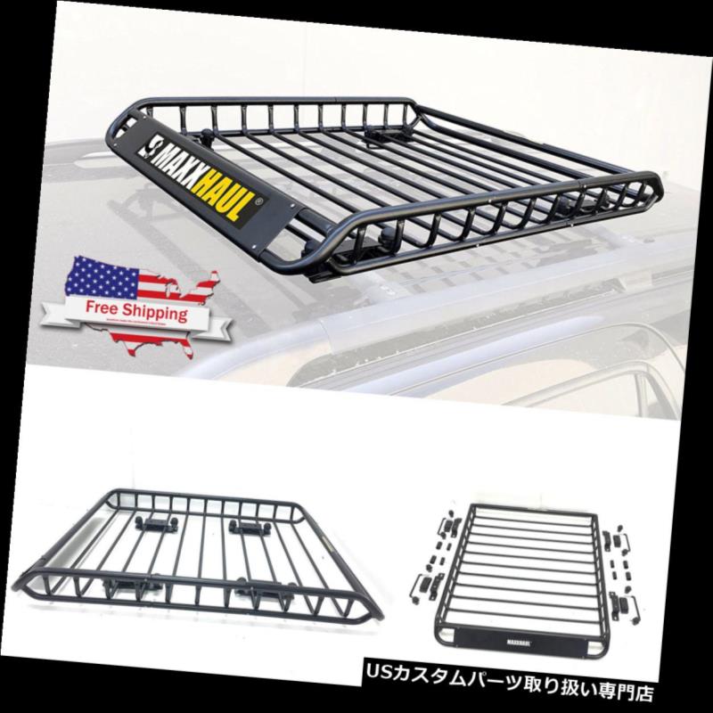 貨物 ルーフ 閲歴 積貨委託貨物キャリアルーフラックバスケットトラック車馬輛車の天上妨げジャーニーsuv保持者 Cargo Carrier Roof Rack Basket Truck Vehicle Car Top Luggage Travel Suv Holder Ice Org Br