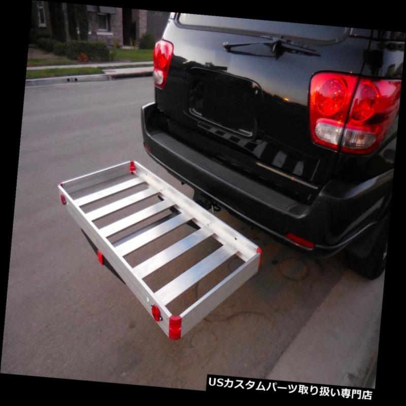 カーゴ ルーフ キャリア ヒッチマウントコンパクトアルミ貨物運搬車48 "x 21" 500ポンド容量新しい Hitch Mount Compact Aluminum Cargo Carrier Vehicle 48"x21" 500-lb Capacity NEW 【並行輸入品】|カスタムパーツ WORLD倉庫