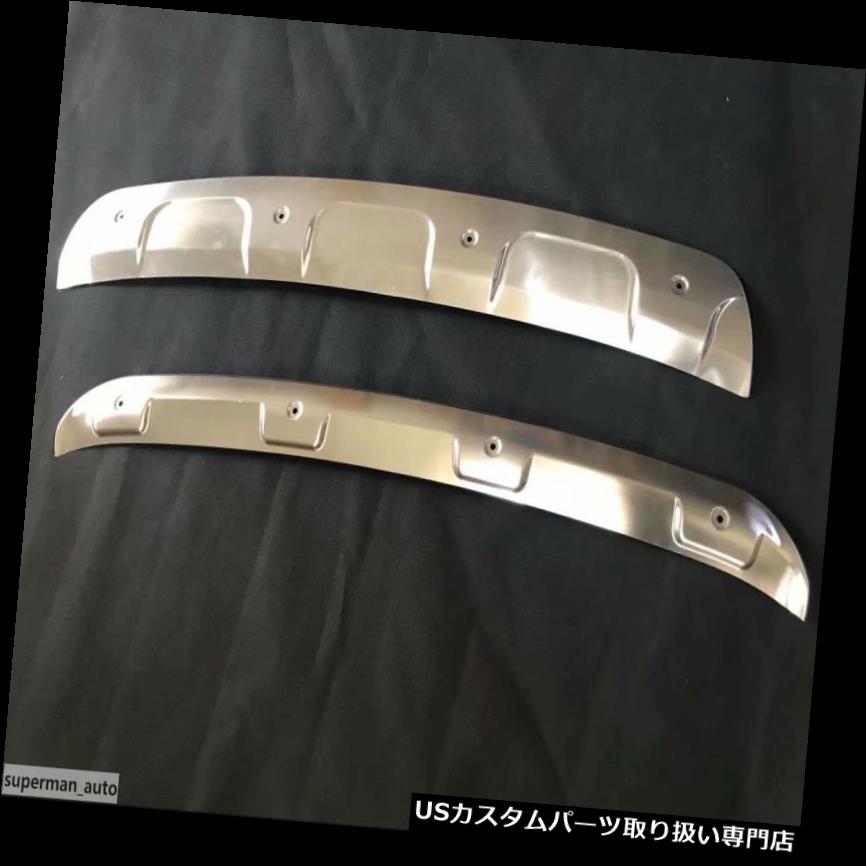 リアバンパー プロテクター アルミ合金製フロント＆アンプ マツダCX-8 CX8 2017 2018用リアバンパープロテクターガード Aluminium Alloy Front & Rear Bumper Protector Guard For Mazda CX-8 CX8 2017 2018 【並行輸入品】