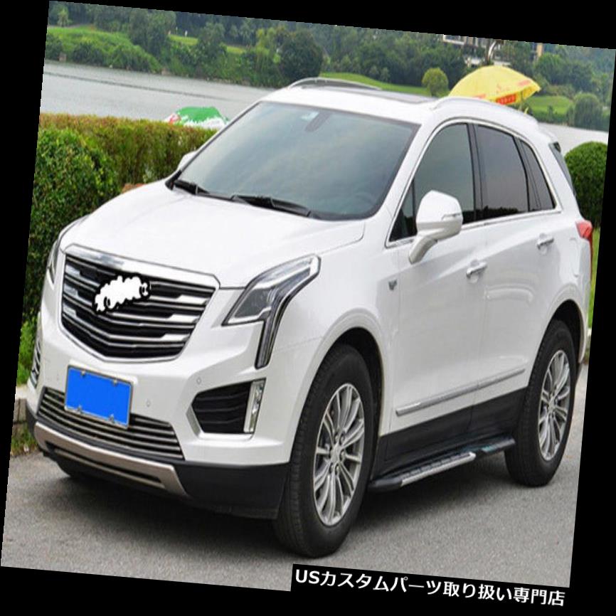リアバンパー プロテクター ステンレスフロント＆アンプ キャデラックXT 5 2016 2017用リヤバンパープロテクターガードトリム Stainless Front & Rear Bumper Protector Guard Trim For Cadillac XT5 2016 2017 【並行輸入品】 64,070円