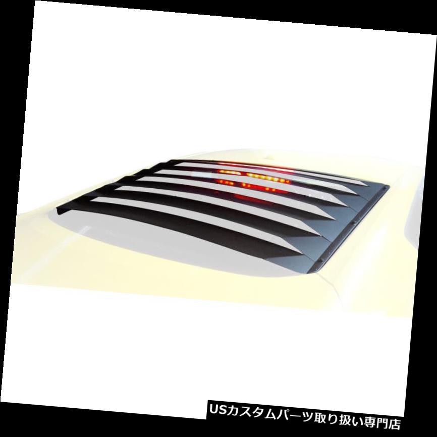 ウィンドウルーバー マスタングリアウィンドウルーバーブラックアルミ2015-2019 Fastback Mustang Rear Window Louvers Black Aluminum 2015-2019 Fastback 【並行輸入品】