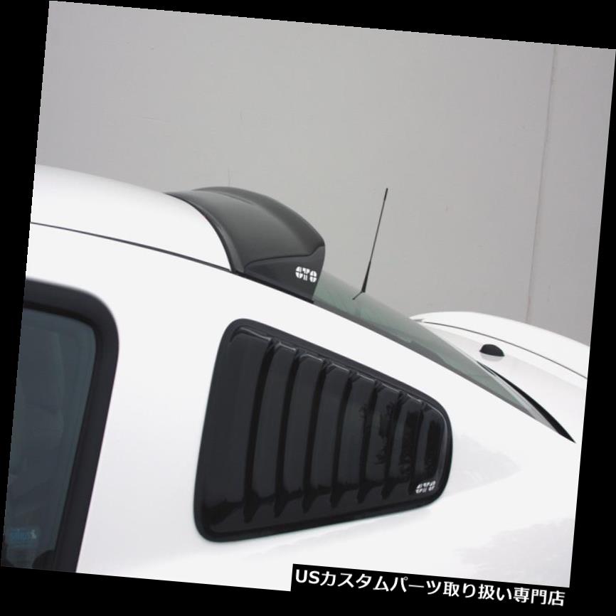 ウィンドウルーバー GTスタイリングGT4812Sクォーターウィンドウルーバーフィット05-14マスタング GT Styling GT4812S Quarter Window Louver Fits 05-14 Mustang 【並行輸入品】