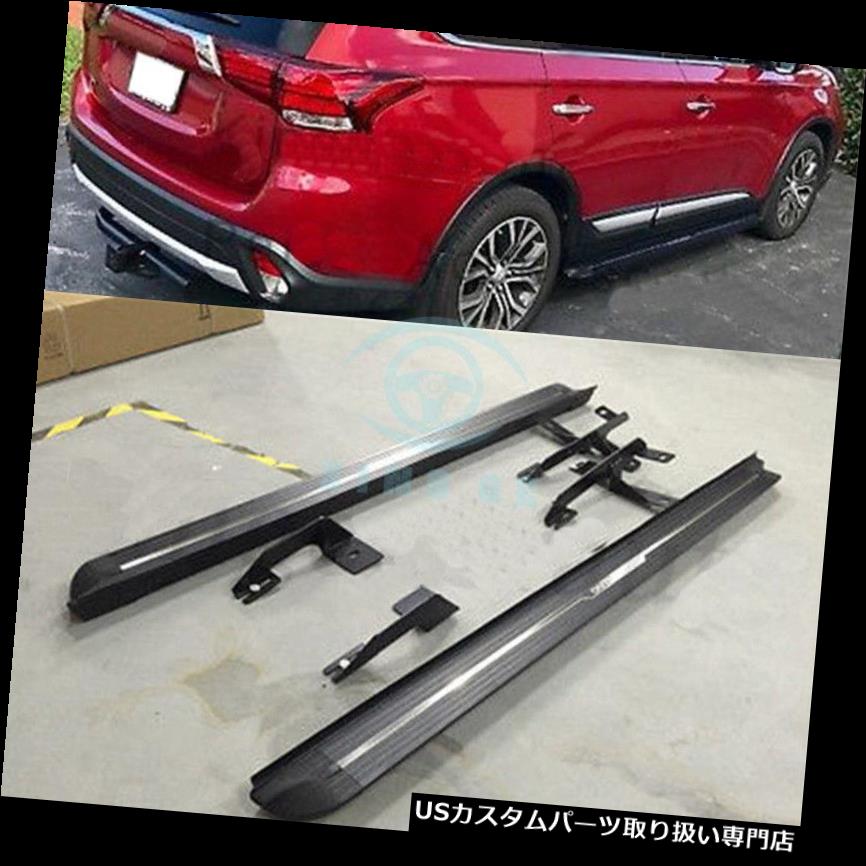 サイドステップ 三菱Outlander 2013-2018のための1ペアランニングボードサイドステップNerfバーフィット 1Pair Running Board Side Step Nerf Bar Fit For Mitsubishi Outlander 2013-2018 【並行輸入品】