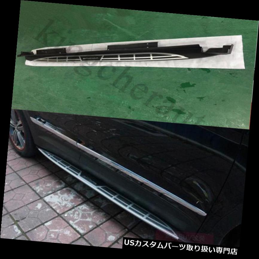 サイドステップ 2PcsランニングボードのサイドステップのニュークバーはヒュンダイサンタフェXL 2018 2019に適合 2Pcs running board side step nerf bar fits for Hyundai Santa Fe XL 2018 2019 【並行輸入品】