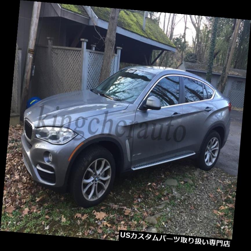 サイドステップ OEM OE様式BMW X6 F16 2015-2018アルミランニングボードサイドステップナーフバーにフィット fit OEM OE style BMW X6 F16 2015-2018 aluminium running board side step Nerf bar 【並行輸入品】