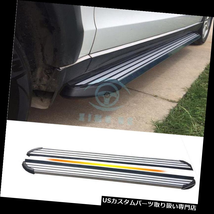 サイドステップ シボレーシボレー春分2018用アルミサイドステップフットランニングボードNerfバー Aluminum Side Step Foot Running Board Nerf Bar For Chevrolet Chevy Equinox 2018 【並行輸入品】