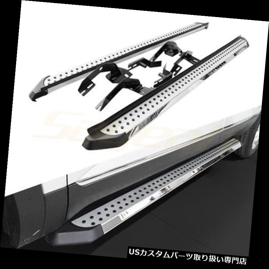 サイドステップ フォルクスワーゲンアトラス2018ランニングボードNerfバープラットフォームペアのサイドステップ Side Step for VW Volkswagen Atlas 2018 Running Board Nerf Bar Platform Pair 【並行輸入品】