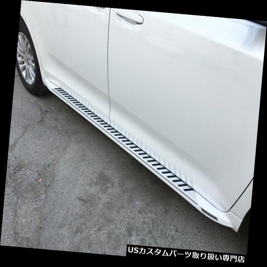 サイドステップ トヨタSIENNA 2011-2017ランニングボードNerfバーにフィットするホワイトサイドステップ White Side Step fit for Toyota SIENNA 2011-2017 Running Board Nerf Bar 【並行輸入品】