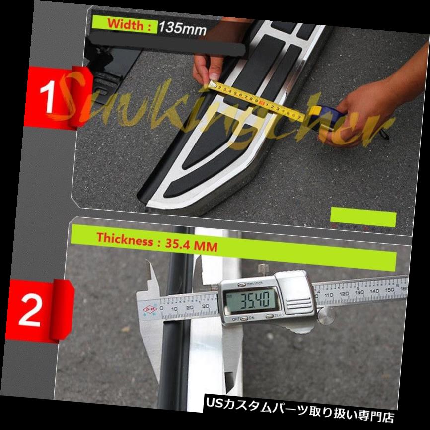 サイドステップ ヒュンダイサンタフェスポーツ13 17 18ランニングボードサイドステップネフバー用フィット Fit For Hyundai Santa Fe Sport 13 17 18 Running Board Side Step Nerf Bar Centralelectricals Com
