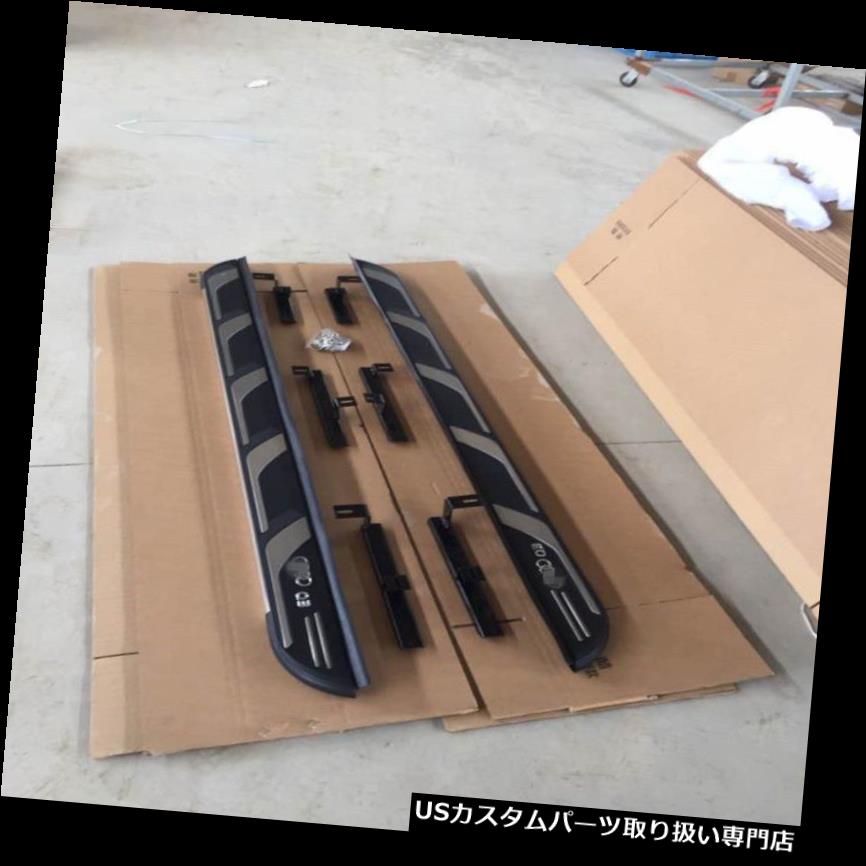 サイドステップ AUDI Q3 2012-2019ランニングボードNerfバーアルミキャリア用サイドステップフィット Side Step fit for AUDI Q3 2012-2019 Running Board Nerf Bar Aluminum Carrier 【並行輸入品】