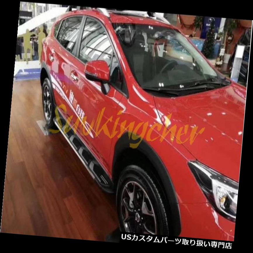 サイドステップ SUBARU XV 2018 18ランニングボードサイドステップNerfバーパデルにフィットする新スタイル New style fit for SUBARU XV 2018 18 running board side step Nerf bar padels 【並行輸入品】