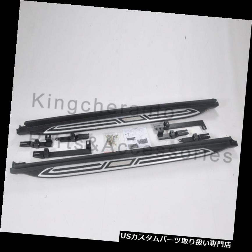 サイドステップ JEEPチェロキー2014-2019 2PCSランニングボードNerfサイドステップバーにフィット fits for JEEP Cherokee 2014-2019 2Pcs running board Nerf side step bar 【並行輸入品】